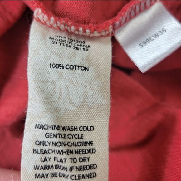 Soft Surroundings Women's Danielle Statement Button Down 3/4 Sleeve Top Size S - Picture 6 of 13